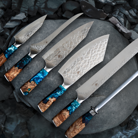 Kitchen Knife Household Set Hand forged Knife Collection - Temu
