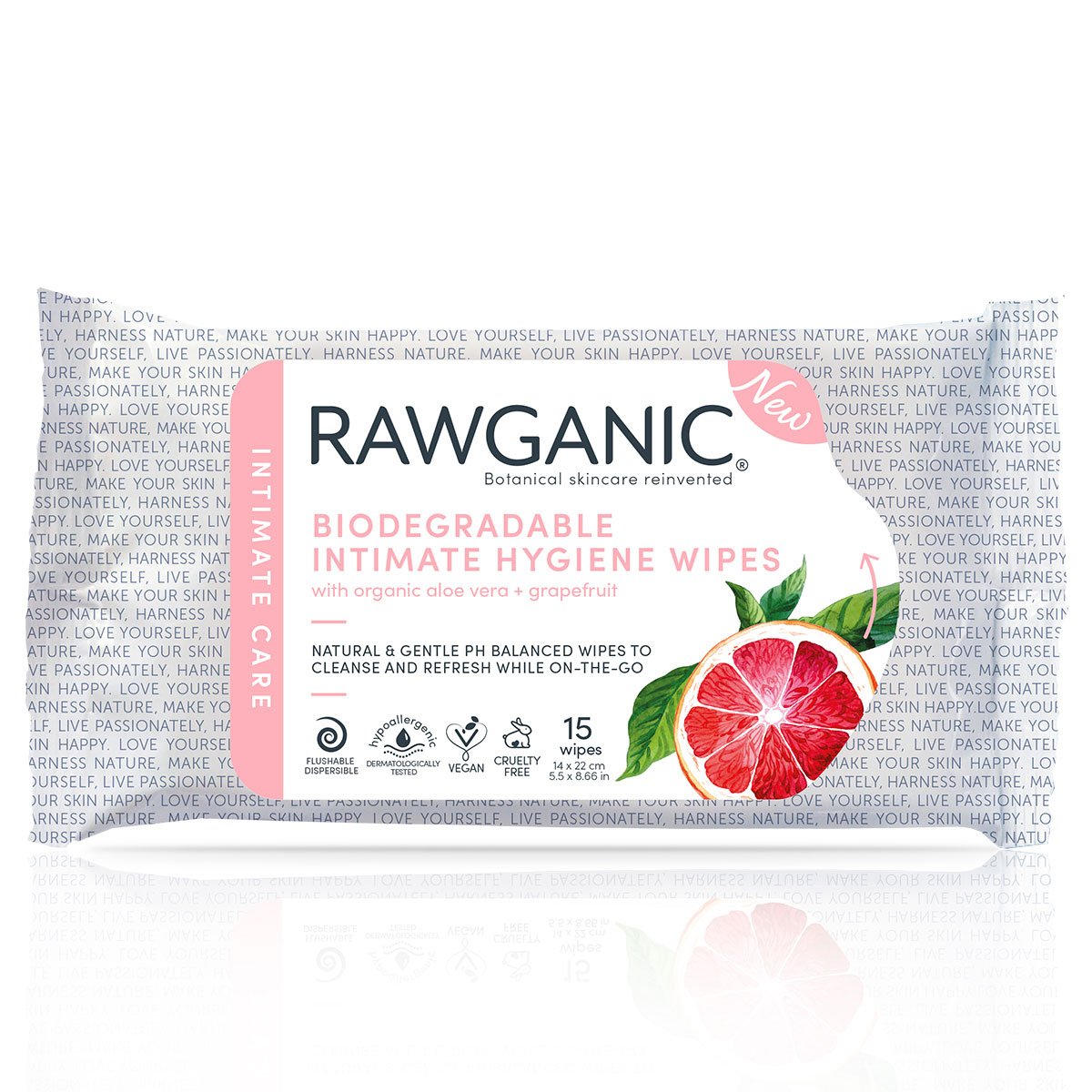 Biodegradable intimate wipes - My lubie