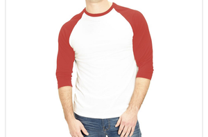 polyester raglan tees