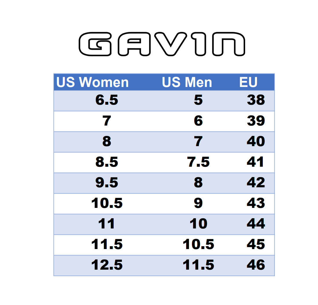 road bike shoe size chart