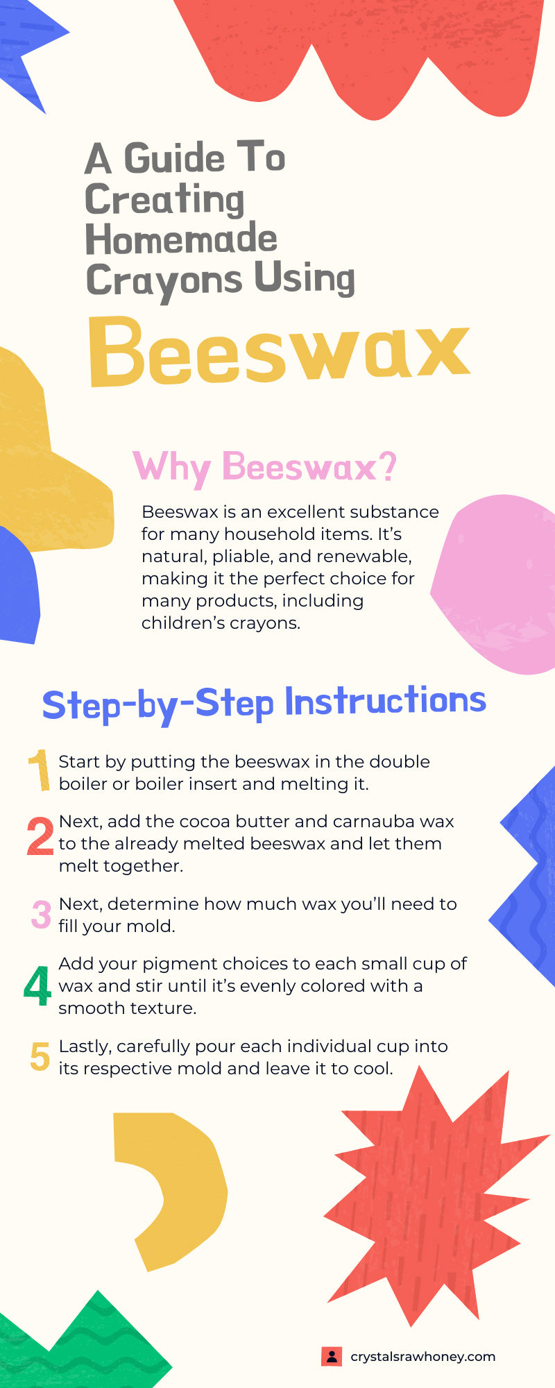 A Guide To Creating Homemade Crayons Using Beeswax