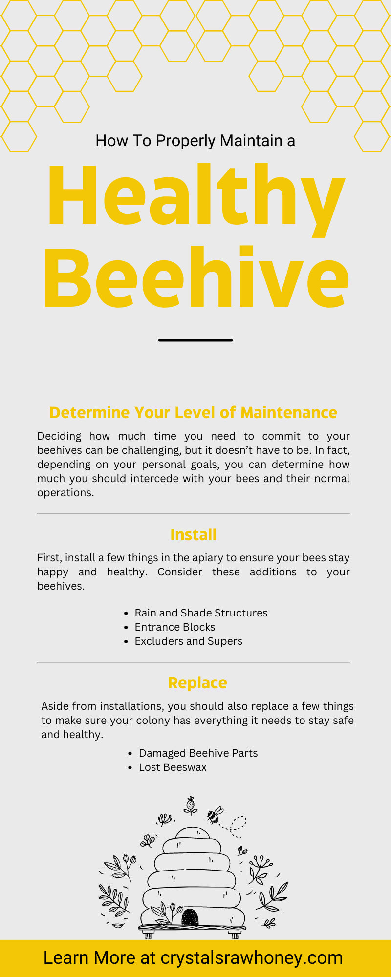 How To Properly Maintain a Healthy Beehive