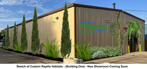 Custom Reptile Habitats Dayton based Showroom is being renovated and will be open soon.  