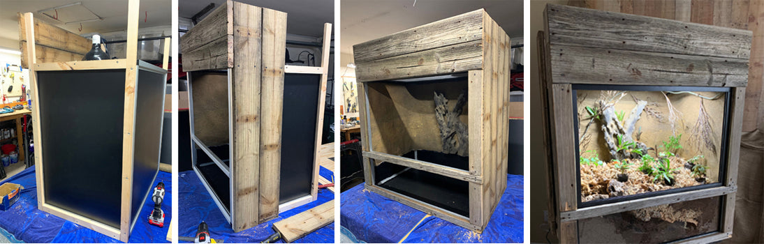 How to customize our custom reptile enclosures montage