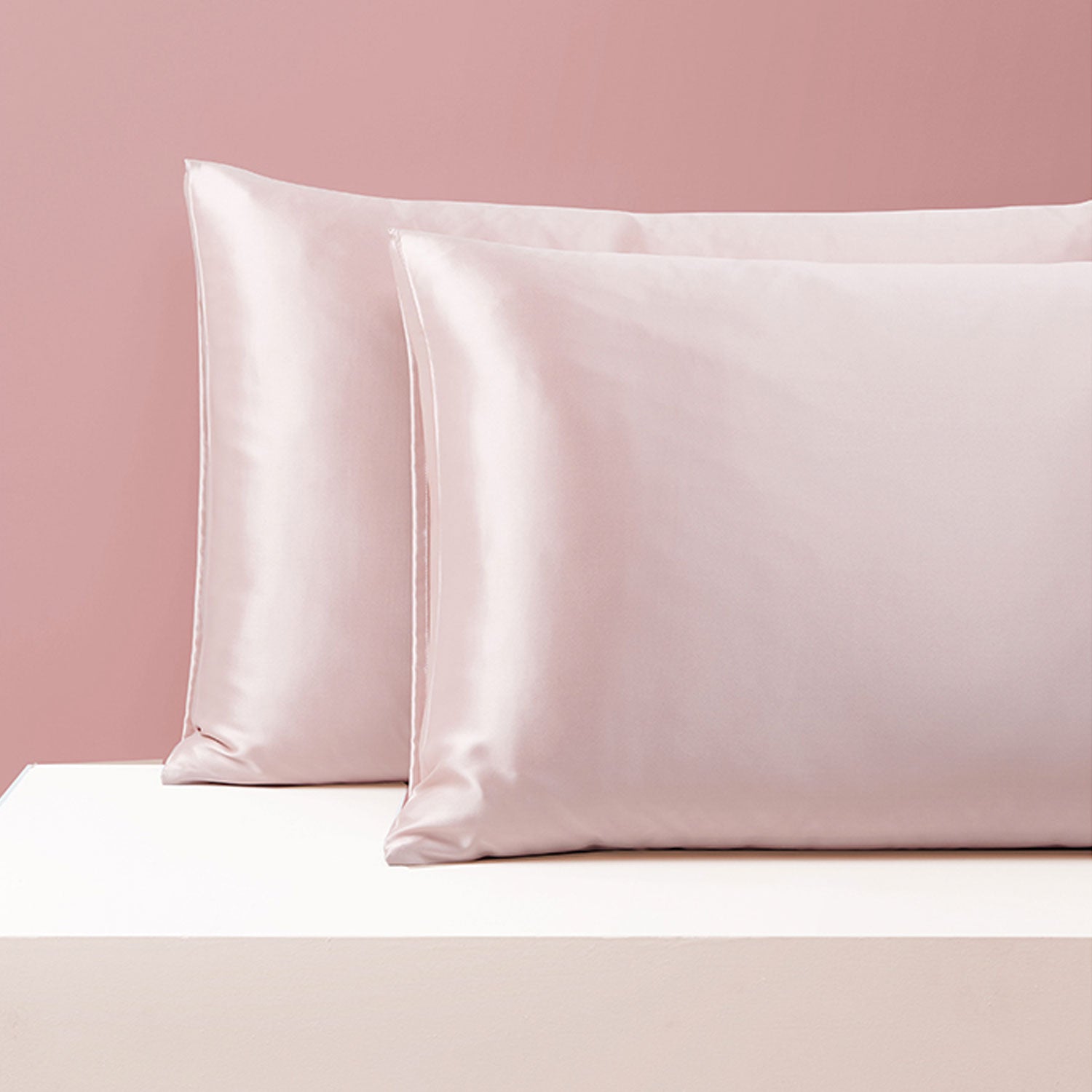 Light Pink Mulberry Silk Pillowcase [MUSBMULSPC18_F] - Pillow Talk