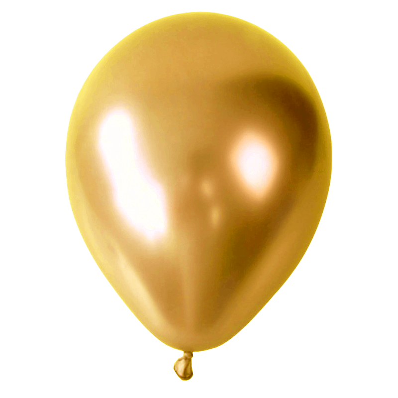 Bevestiging contant geld in de rij gaan staan XL Gouden Chroom Ballonnen (10 stuks / 46 CM) – PartyPro.nl