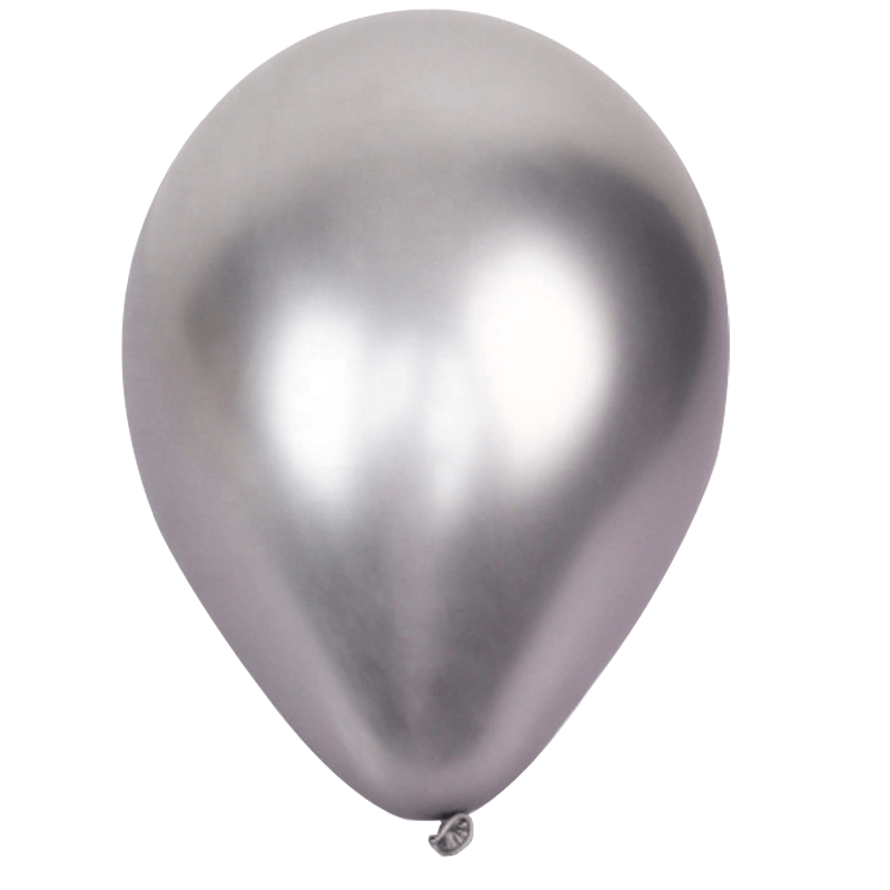 Stapel zwart Er is behoefte aan Zilveren Chroom Ballonnen (10 stuks / 30 CM) – PartyPro.nl