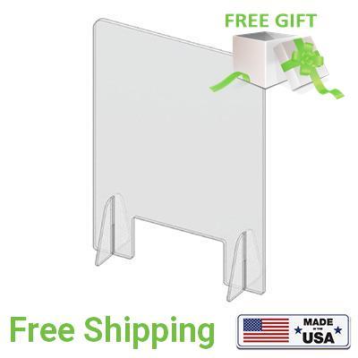 Acrylic Sneeze Guard & Transparent Partitions X-Stand - Qlevo - Clever Living