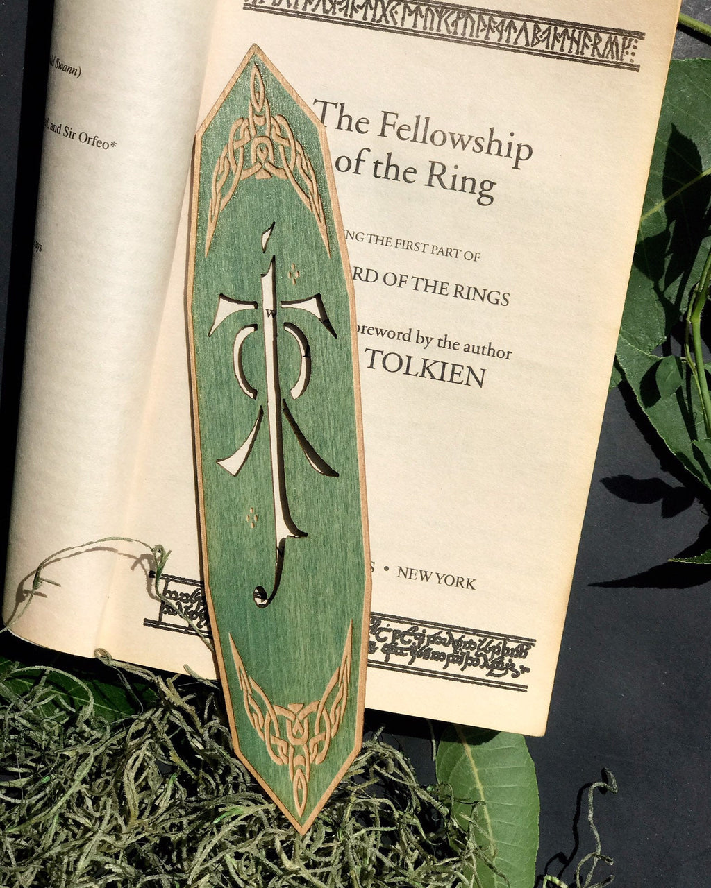 Tolkien Wooden Bookmark