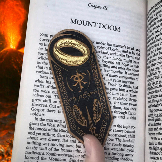 One Ring Metal Bookmark