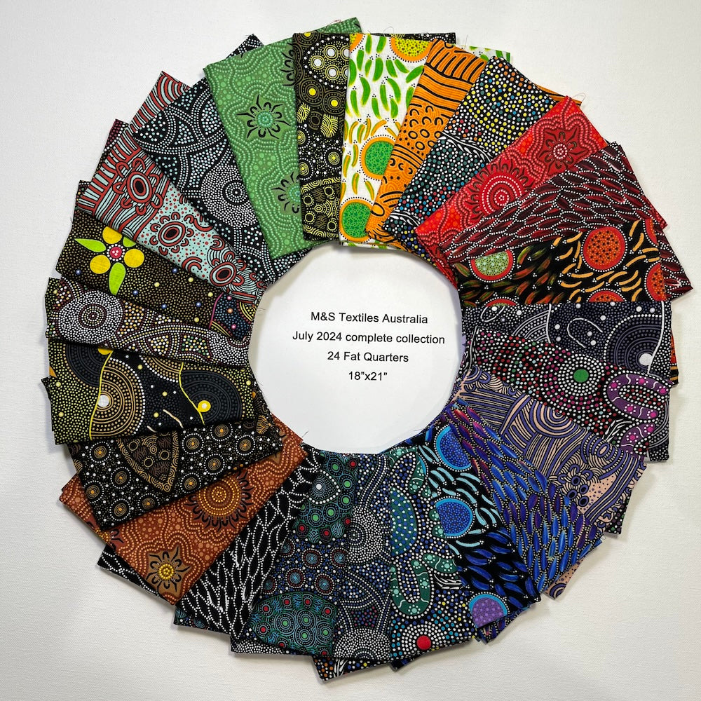 I can't decide July 2024 M&S Textiles New Collection 24 Fat Quarter Bundle