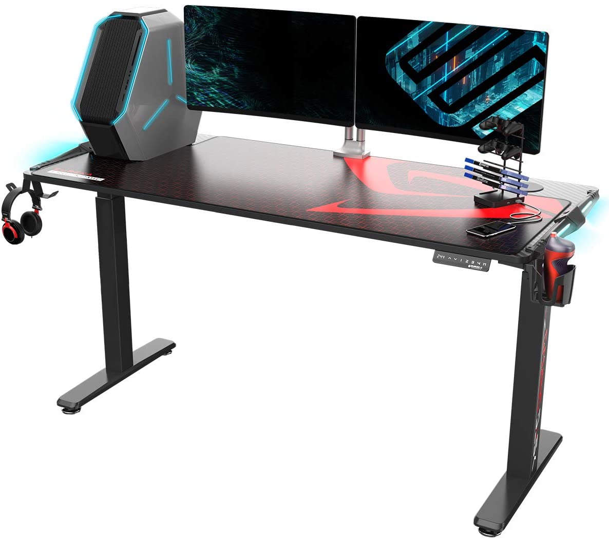 DIY Height Adjustable Gaming Desk Amazon 