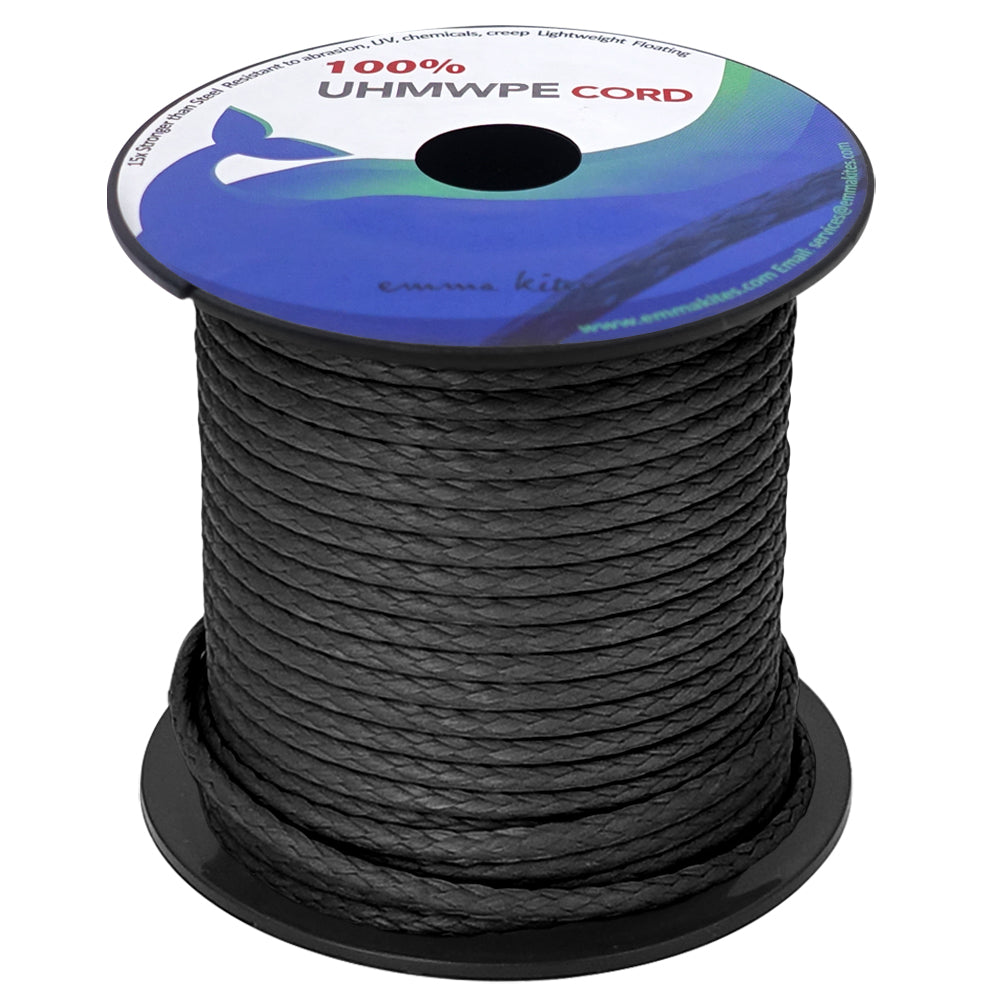 WOODSTOCK BRAIDED DACRON Fishing Line Black Color 80lb-300yd NEW!