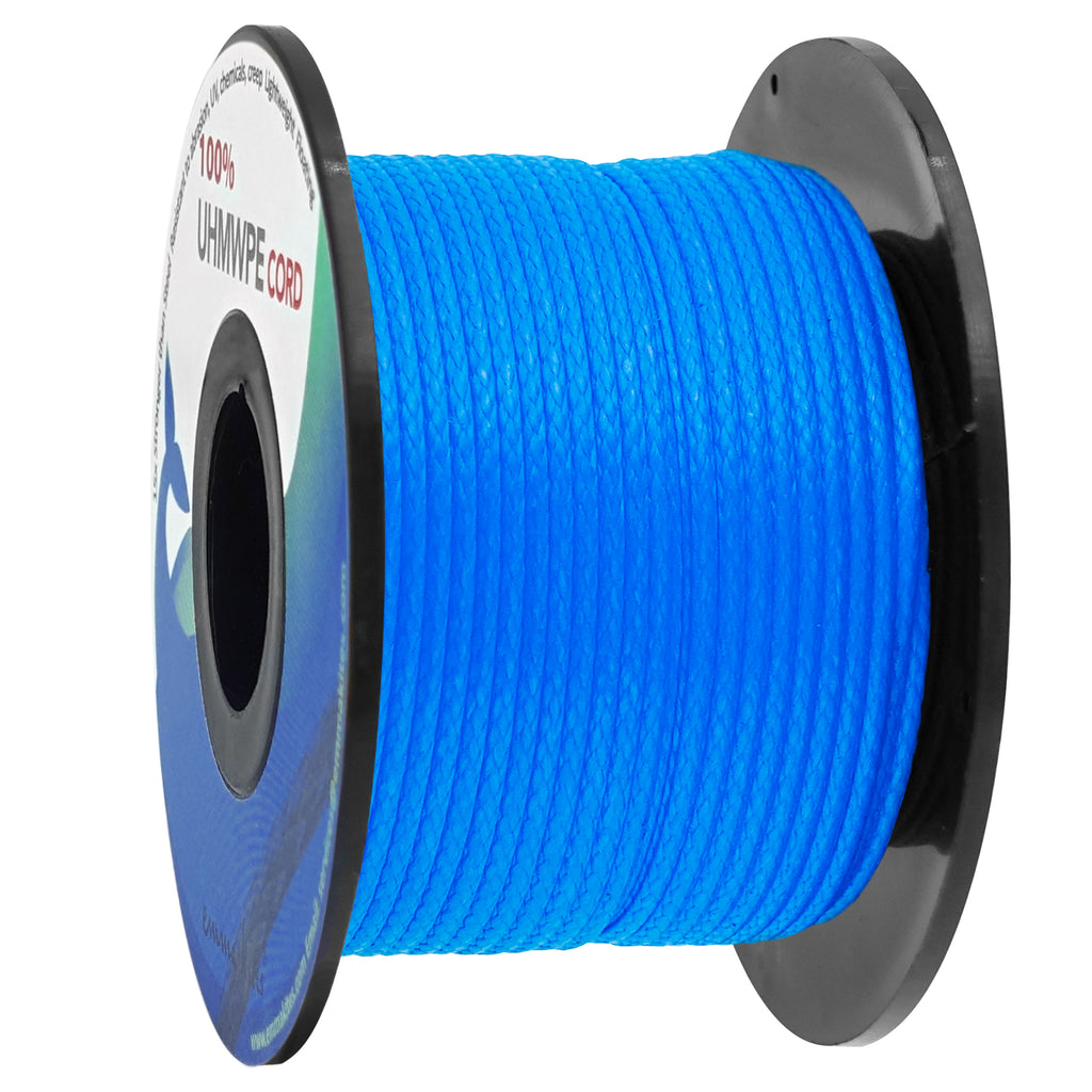 ASR Outdoor Kevlar Utility Cord 200lb Hobby Sport Paracord Line, 50ft Blue