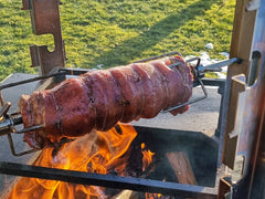 porchetta på rotisseri