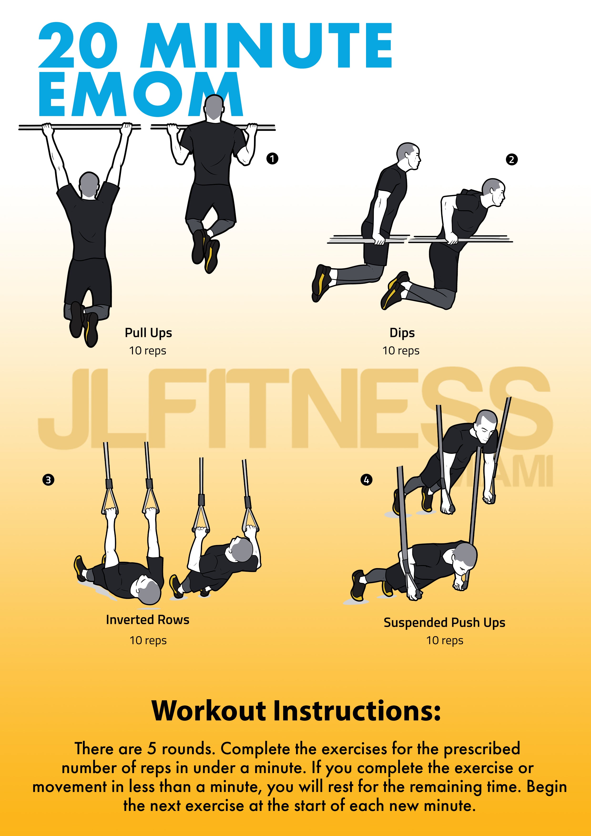 20 Minute Bodyweight EMOM – JLFITNESSMIAMI