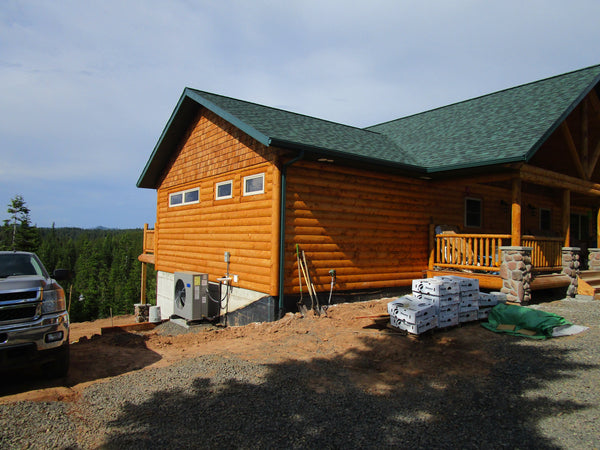 log siding log cabin home wall finish