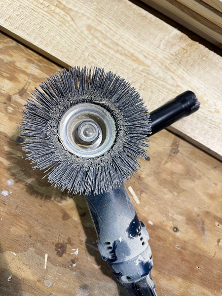 osborn brush defelting sanding angle grinder brush