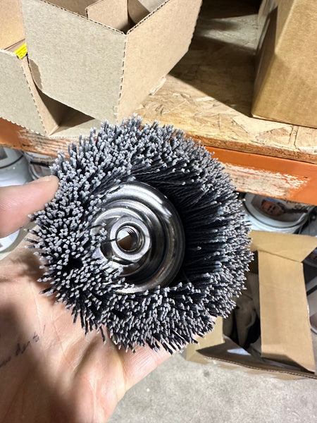 osborn brush defelting sanding angle grinder brush