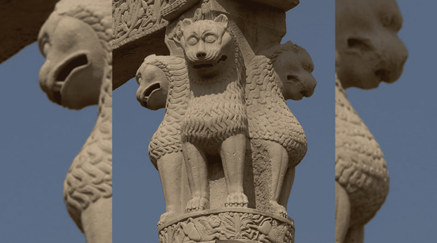 Lion japonais sculpture