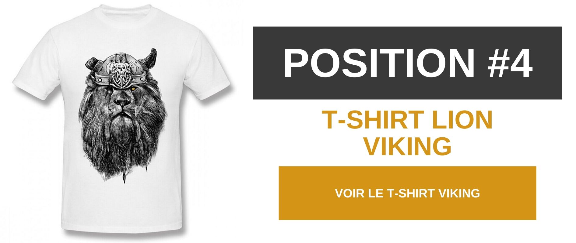 T-shirt lion viking.