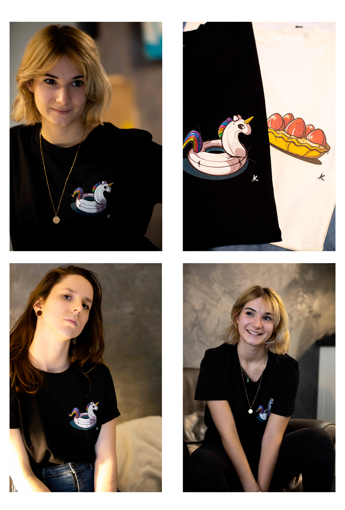 Tshirt licorne made in france