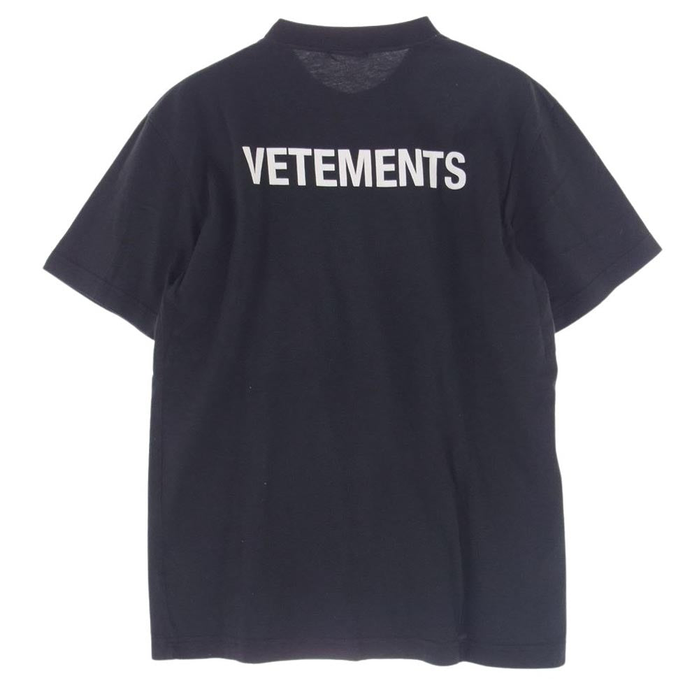 VETEMENTS ヴェトモン 17AW MAH18TR30 Haute Couture Logo Embroidered 