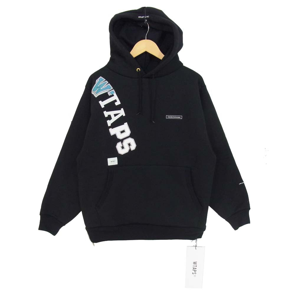 新品 WTAPS KATZ HOODED Lサイズ ブラック パーカー-