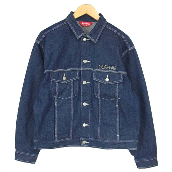 20aw Supreme Smurfs Denim Trucker Jacket | www.jarussi.com.br