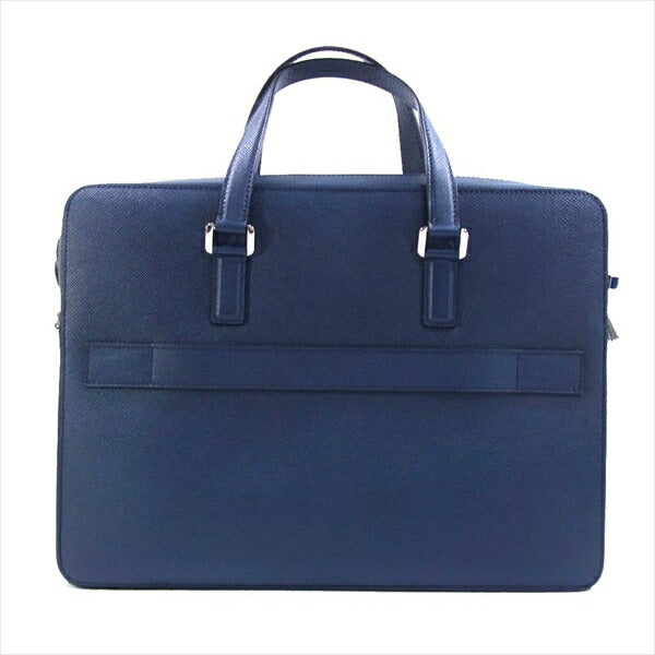 Serapian セラピアン M38a002 Double Zip Business Briefcase ダブルジップ ビジネス ブリーフ ブランド古着 Life