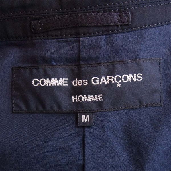 COMME des GARCONS HOMME コムデギャルソンオム 20SS HE-J028 ドローコードディテール ジャケット ネイビー系  M【美品】【中古】