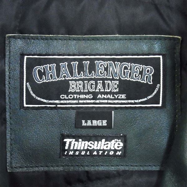 CHALLENGER チャレンジャー ボア フリース ブルゾン 刺繍ロゴ入り希少