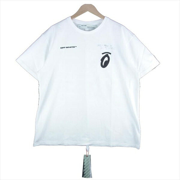 OFF-WHITE オフホワイト 19AW SPLITTED ARROWS S/S  OVER TEE アロー Tシャツ ホワイト系 XS【新古品】【未使用】【中古】