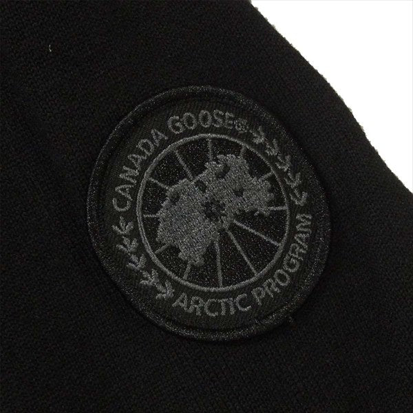 美品】CANADA GOOSE /カナダグースセーターLブラック／レディース-