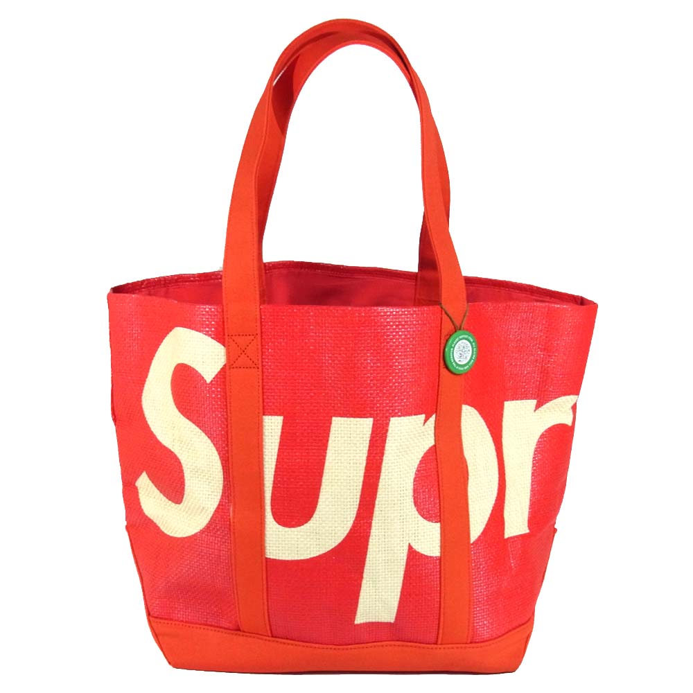 人気のクリスマスアイテムがいっぱい！ Supreme Raffia Tote レッド