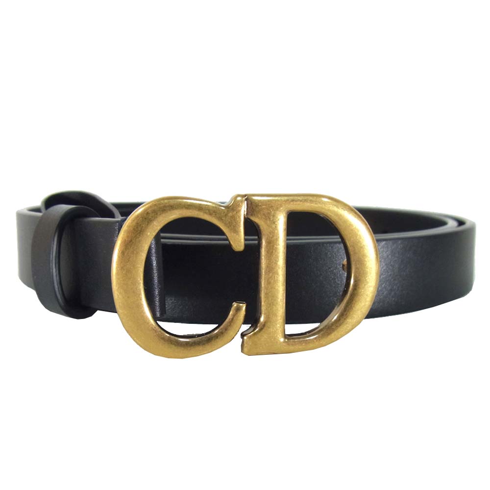 Christian Dior クリスチャンディオール Saddle Belt 80 ロゴ バックル