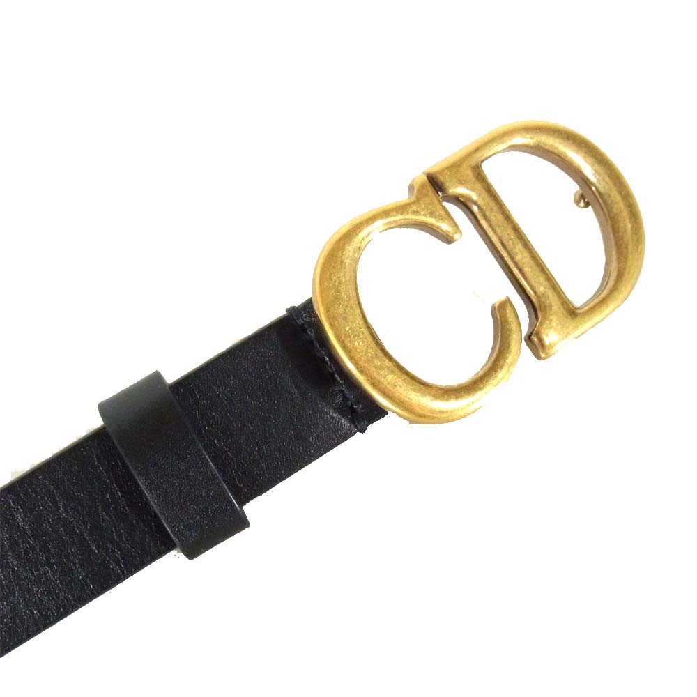 Christian Dior クリスチャンディオール Saddle Belt 80 ロゴ バックル