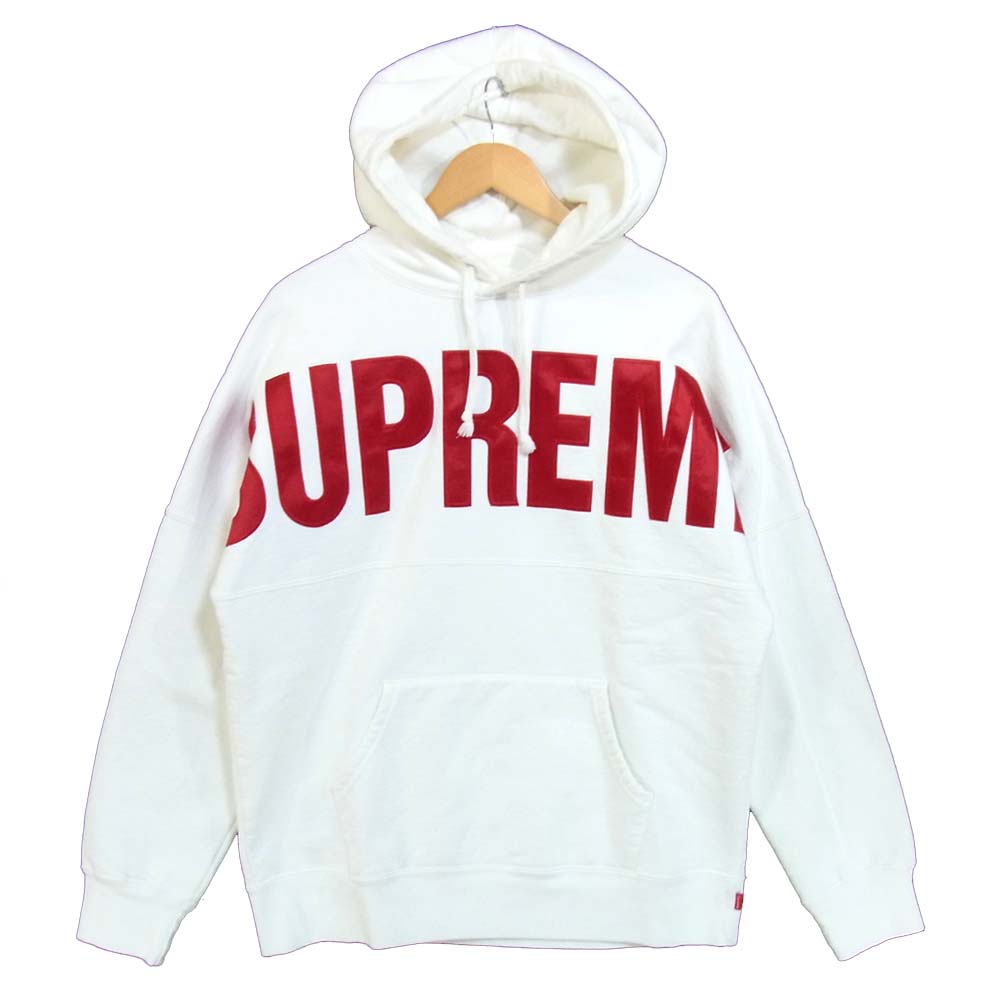 Supreme シュプリーム 14AW Banner Big Logo Hooded sweatshirt