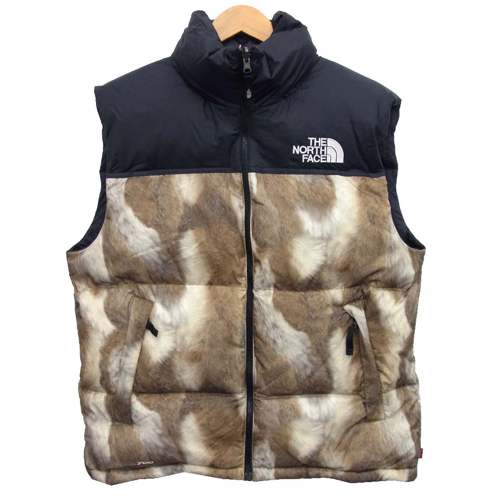 Supreme シュプリーム 13AW ND01341 THE NORTH FACE Fur Print Nuptse