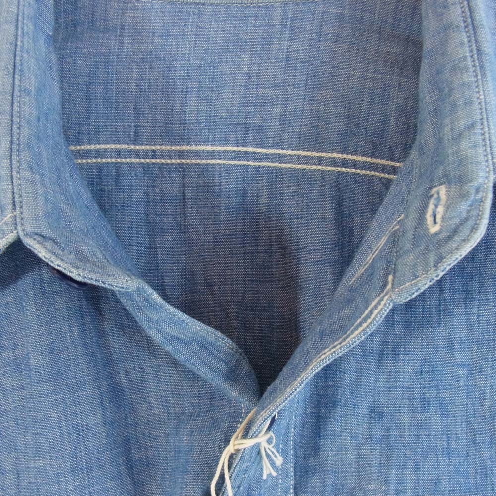 AT LAST アットラスト m-chambray シャンブレー ワークシャツ