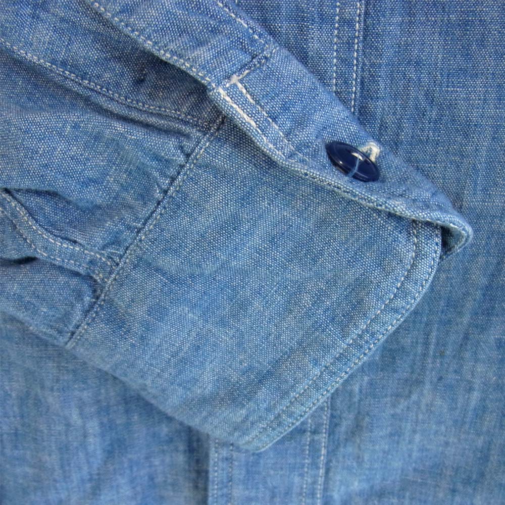 AT LAST アットラスト m-chambray シャンブレー ワークシャツ