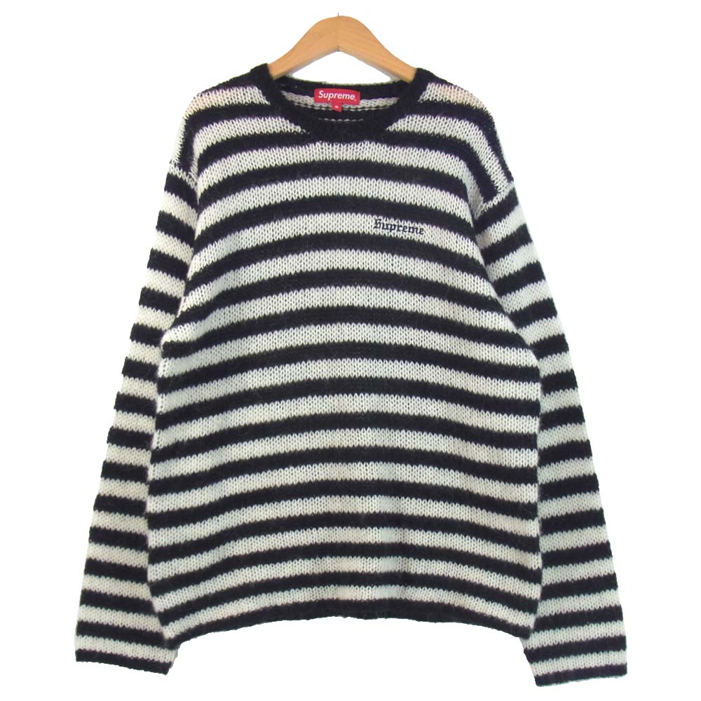 Supreme シュプリーム 19AW Stripe Mohair Sweater ストライプ モヘア