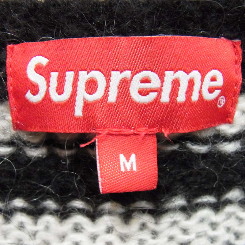 Supreme Mohair Sweaterブラック モヘア セーター 直販特別価格