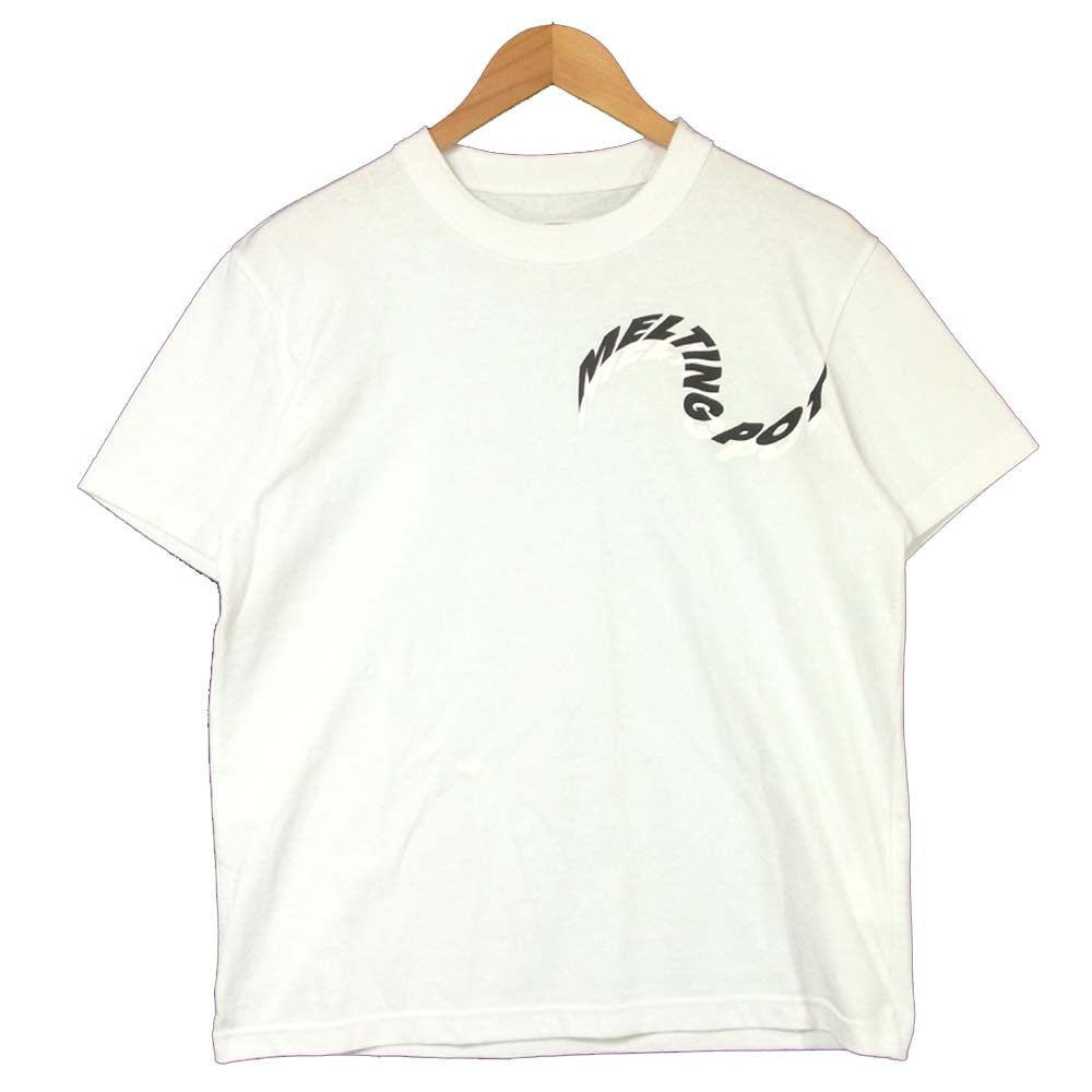 Sacai サカイ 19AW 19-0004S Melting Pot T-shirts プリント 半袖 T