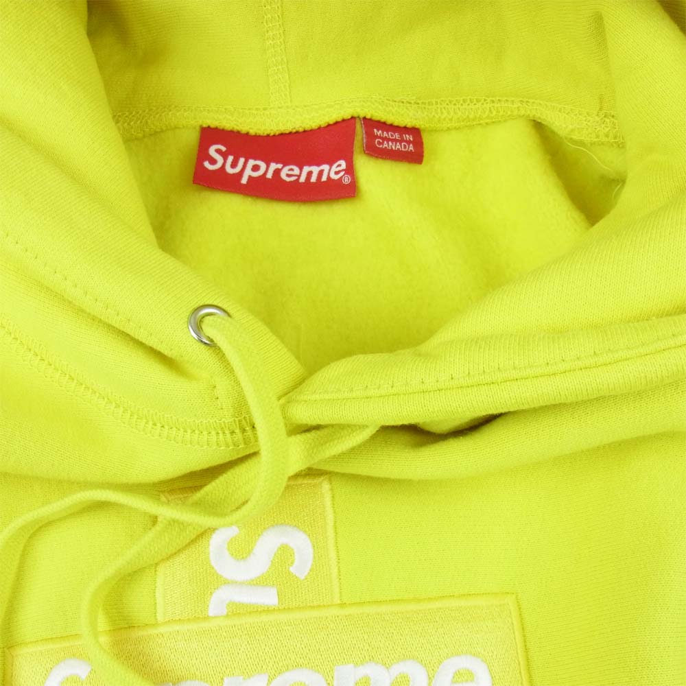 数量限定価格!!数量限定価格!!supreme クロスボックスロゴ イエロー