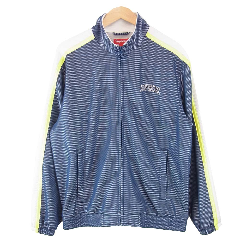 Supreme シュプリーム 18SS Bonded Mesh Track Jacket ボンデッド メッシュ トラックジャケット ブルー系  M【美品】【中古】