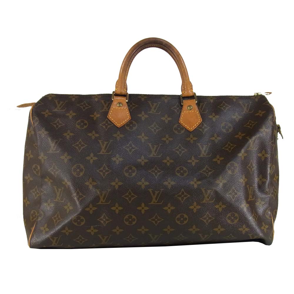 LOUIS VUITTON ルイ・ヴィトン M41522 スピーディ40 モノグラム ボストンバッグ ブラウン系【中古】