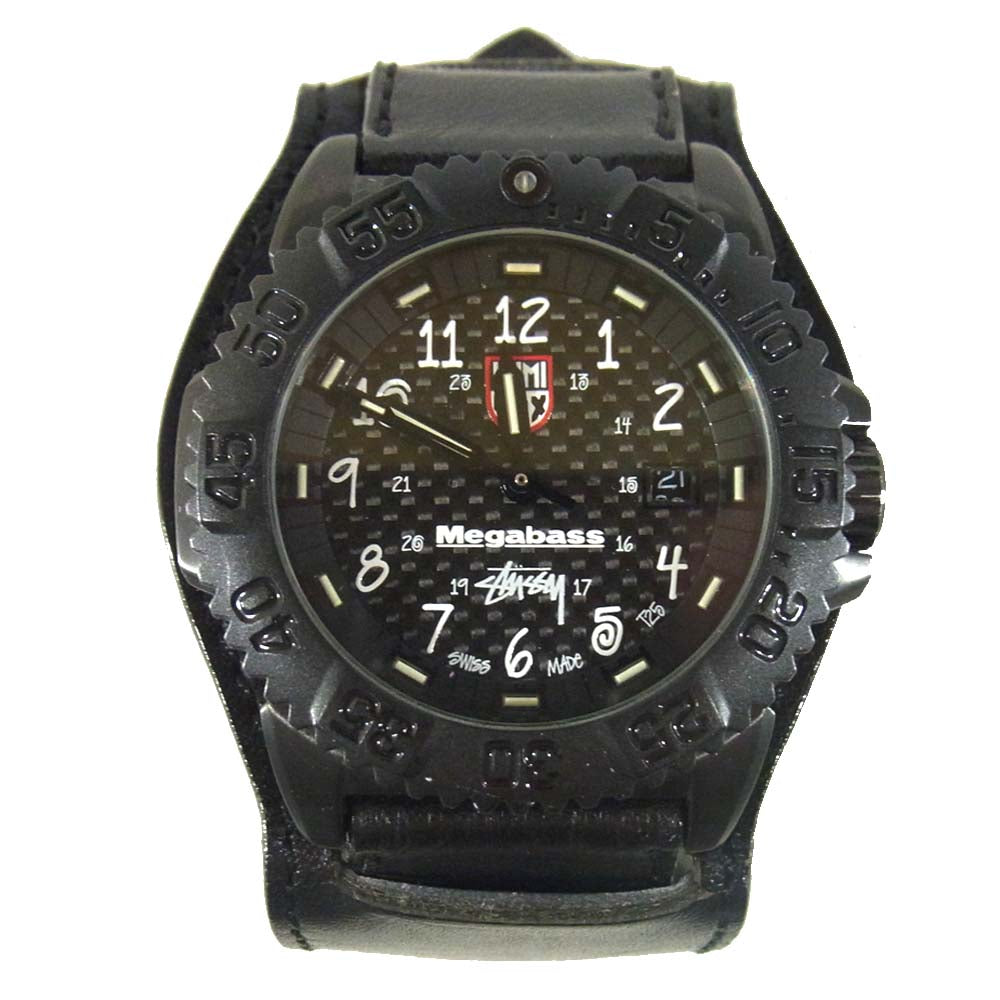 LUMINOX ルミノックス × ステューシー STUSSY 3150 / Stussy & Megabass Limited Edition  ブラック系【中古】