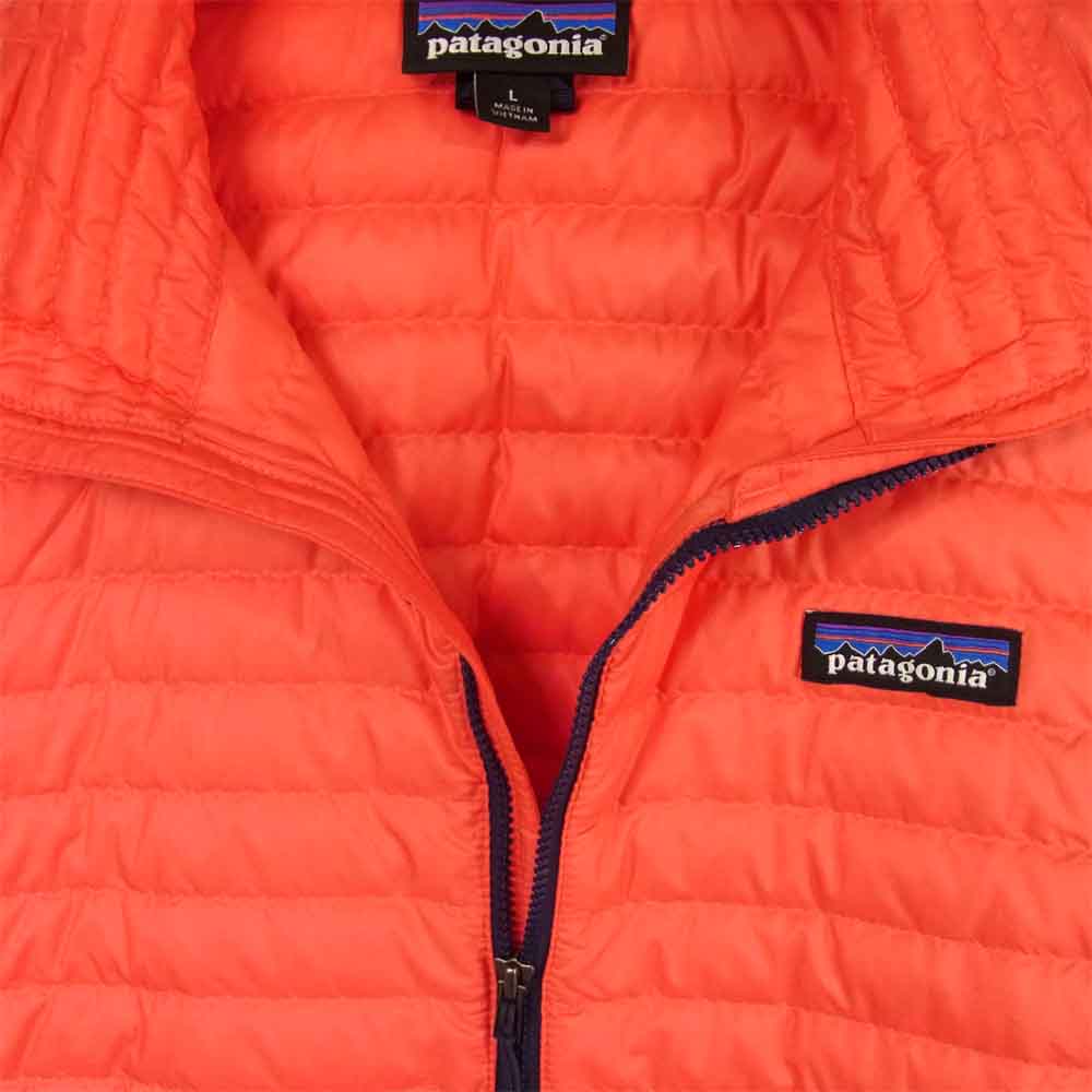 patagonia パタゴニア STY84750 レディース ダウン シャツ ジャケット ベトナム製 ピンク系 L【美品】【中古】