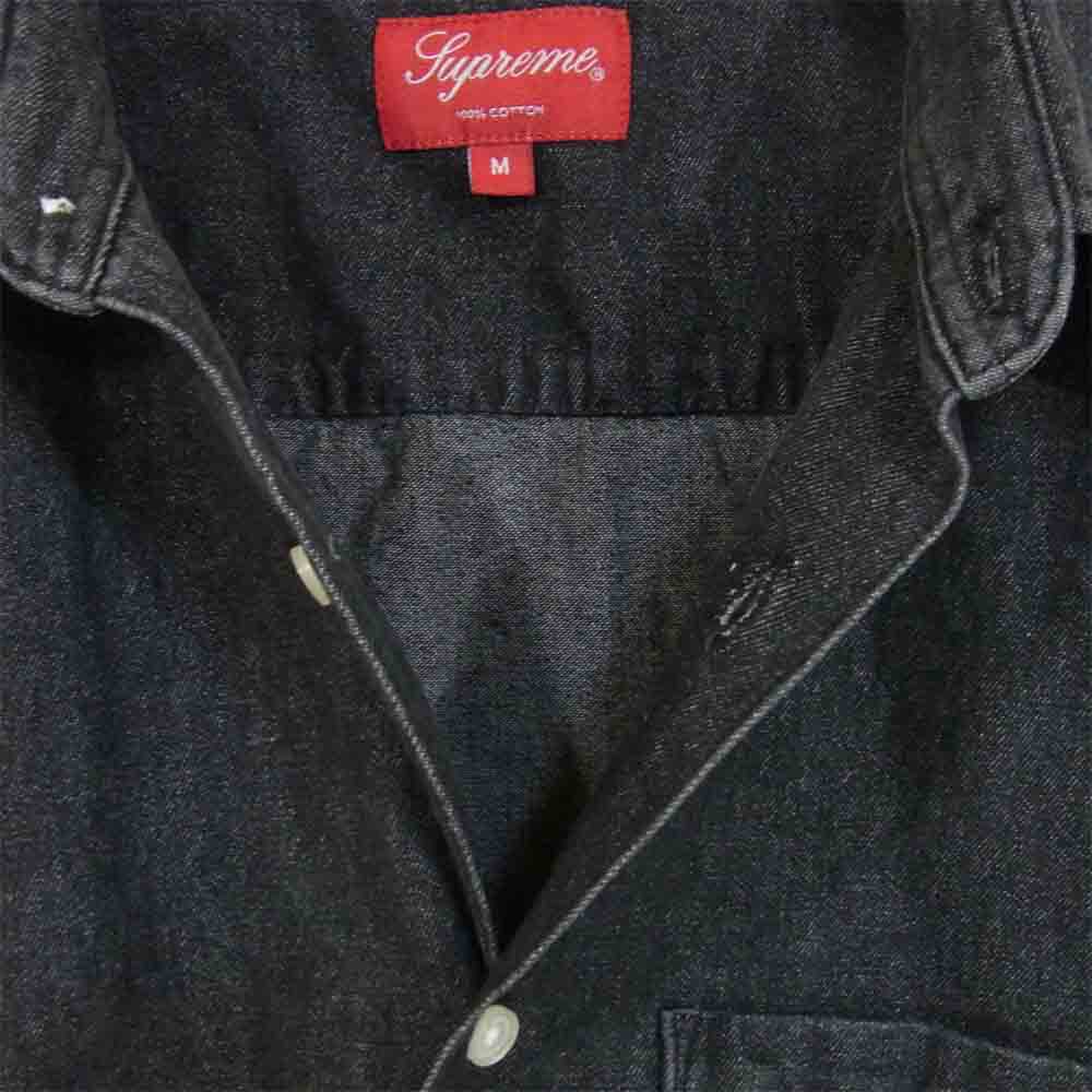 Supreme シュプリーム 20SS Invert Denim S/S Shirt ブラック デニム